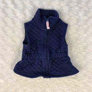 Carter’s Blue Quilted Vest Size 3 Months